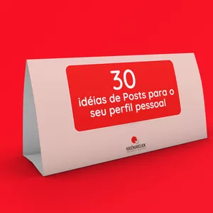 Imagem de capa para o Ebook 30 idéias de Posts para o seu perfil pessoal