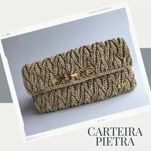 Curso Carteira Pietra - Curso de Crochê