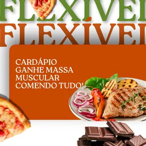 Imagem de capa para o Ebook Cardápio de Ganho de Massa Muscular: O Básico que funciona!