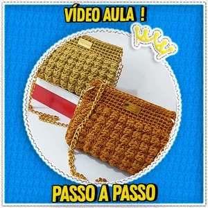Imagem de capa para o Curso online BOLSA EM CROCHÊ HELENA - PROFESSOR NEDDY GHUSMAM