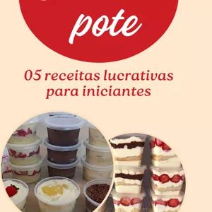 Imagem de capa para o Ebook Bolos no pote 