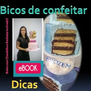 Imagem de capa para o Ebook E-BOOK  02  APOSTILA CURSO DE  BOLOS COM CHANTINHO E BICOS