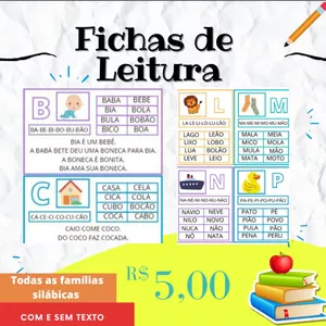 Imagem de capa para o Ebook Fichas de Leitura