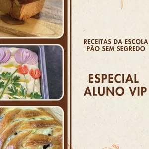 Imagem de capa para o Curso online Receitas da Escola Pão Sem Segredo - Especial Aluno Vip