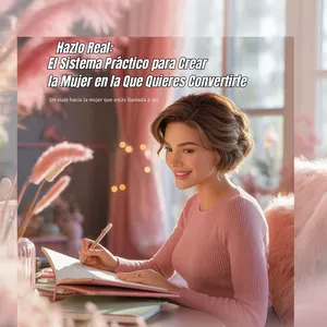 Imagen de portada para Ebook Hazlo Real: El Sistema Práctico para Crear la Mujer en la Que Quieres Convertirte
