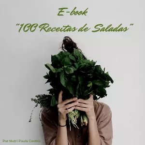 Imagem de capa para o Ebook E-book 100 Receitas de Saladas
