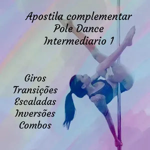 Imagem de capa para o Ebook Apostila Pole Dance intermediário 1