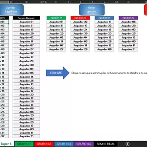 Imagem de capa para o Curso online Planilha Beach Tennis Super 08