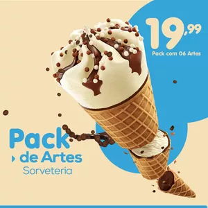 Imagem principal do produto Pack de Artes - Sorveteria