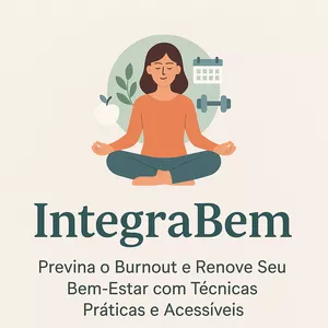Imagem de capa para o Ebook IntegraBem: Guia Prático para Equilíbrio e Bem-estar Integral