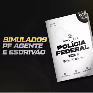 Imagem de capa para o Curso online Simulados Polícia Federal - Agente e Escrivão