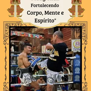 Imagem de capa para o Ebook A ARTE DO MUAY THAI FORTALECENDO CORPO MENTE E ESPIRITO