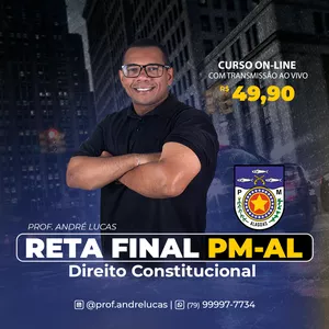 Imagem de capa para o Curso online RETA FINAL PMAL 