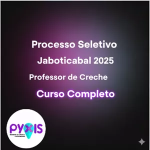 Imagem de capa para o Curso online Curso Completo - Processo Seletivo Jaboticabal 2025 - Professor de Creche