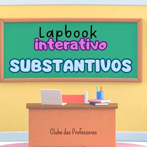 Imagem de capa para o Ebook Lapbook dos Substantivos