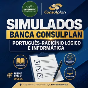 Imagem de SIMULADOS BANCA CONSULPLAN criado por NEP-Núcleo de Estratégias Pedagógicas na hotmart