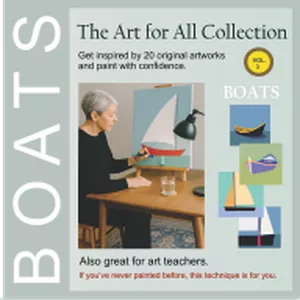 Cover image for Ebook The Art for All Collection Vol 3 / BOATS - Author Ana Cordeiro
