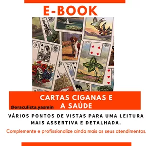Imagem de capa para o Ebook Baralho cigano na SAÚDE - apostila