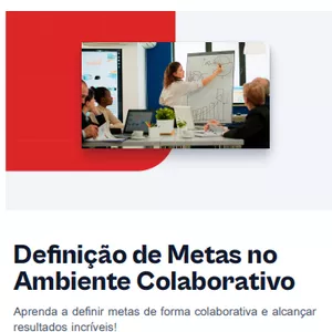 Imagem de capa para o Ebook O poder das metas no ambiente colaborativo