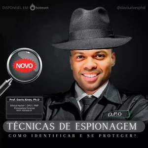 Imagem de capa para o Curso online Curso de Técnicas de Espionagem: Como identificar e se Proteger?
