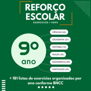 Imagem do curso Reforço Escolar 9º Ano Online