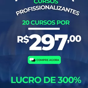 Imagem de capa para o Curso online KIT REVENDA CURSOS PROFISSIONALIZANTES - 20 LICENÇAS