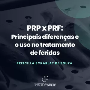 Imagem de capa para o Ebook PRP X PRF: Principais diferenças e o uso no tratamento de Feridas
