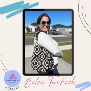 Imagem de capa para o Curso online Bolsa Turkish - Crochetando com Carol Academy