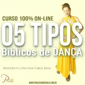 Imagem de capa para o Curso online 05 Tipos Bíblicos de Dança