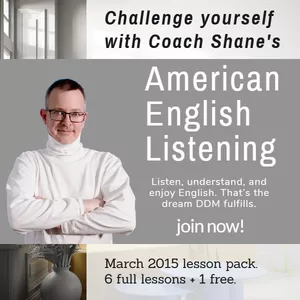 Cover image for Online course Coach Shane's American English Listening - March 2015