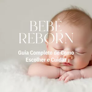Imagem de capa para o Ebook BEBÊ REBORN - Guia Completo de Como Escolher e Cuidar