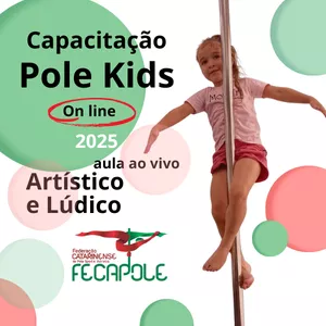 Imagem do curso Curso de Capacitação em Pole Kids - Artístico e Lúdico 