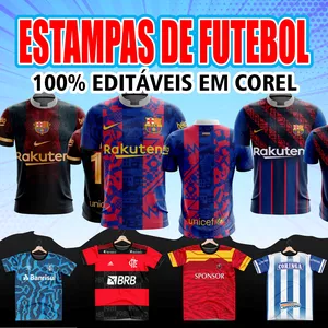 Imagem de capa para o Curso online PACK DE FUTEBOL EM COREL PARA SUBLIMAÇÃO