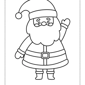 Cover image for Ebook Libro para colorear de Navidad Infantil Blanco y Negro