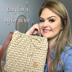 Imagem principal do produto Bag Cora - Crochê moderno by Ce la vie