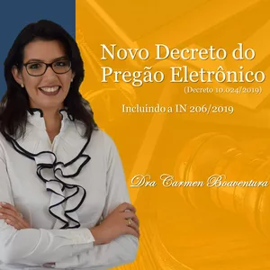 Imagem principal do produto Curso sobre o novo Decreto do Pregão Eletrônico - Decreto 10.024/2019