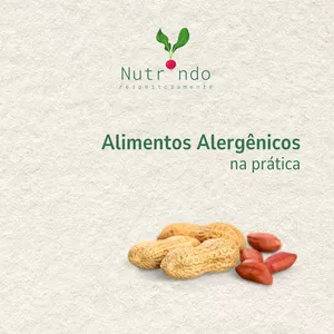 Imagem de capa para o Ebook Alimentos Alergênicos