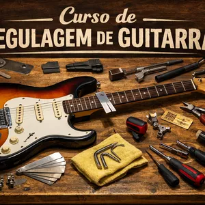 Imagem do curso Regulagem de Guitarra você agora é o Luthier
