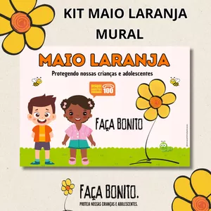 Imagem de capa para o Ebook KIT MAIO LARANJA : MURAL E FOLHETO INFORMATIVO