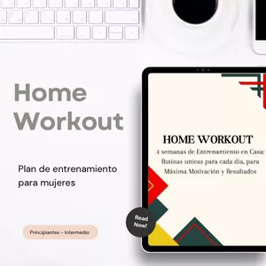 Imagen de portada para Ebook Home Workout - Plan de entrenamiento para mujeres 