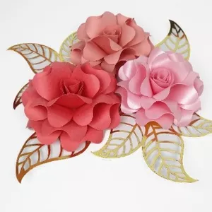 Imagem de capa para o Curso online Arquivo de corte Flor 49 ( 2.0) + 2 folhagens exclusivas +Tutorial 