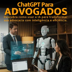 Imagem de capa para o Ebook ChatGPT Para Advogados: O Guia Definitivo de Tecnologia Jurídica