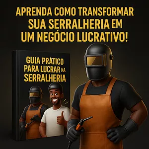 Imagem de capa para o Ebook Guia prático para lucrar na serralheria 