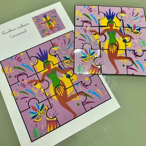 Imagem de capa para o Ebook QUEBRA-CABEÇA DE CARNAVAL 