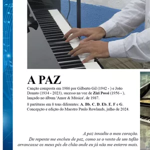 Imagem de capa para o Ebook PARTITURA de A PAZ