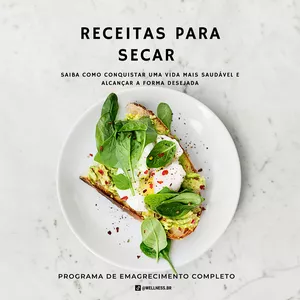 Imagem de capa para o Ebook RECEITAS PARA SECAR: PROGRAMA DE EMAGRECIMENTO COMPLETO