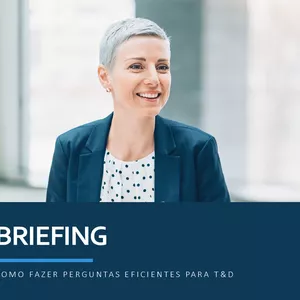 Imagem de capa para o Ebook Perguntas de Briefing para Treinamento e Desenvolvimento