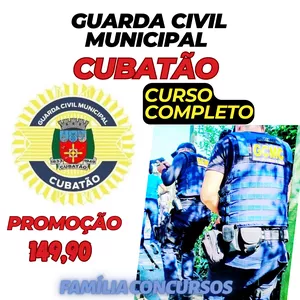 Imagem de capa para o Curso online GCM CUBATÃO - ESQUEMATIZADO 2023