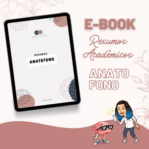 Imagem de capa para o Ebook Resumos Acadêmicos Anatofono