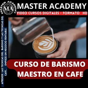 Imagen de portada para Curso online CURSO DE BARISMO -  MAESTRO EN CAFE ,  PARA SU NEGOCIO